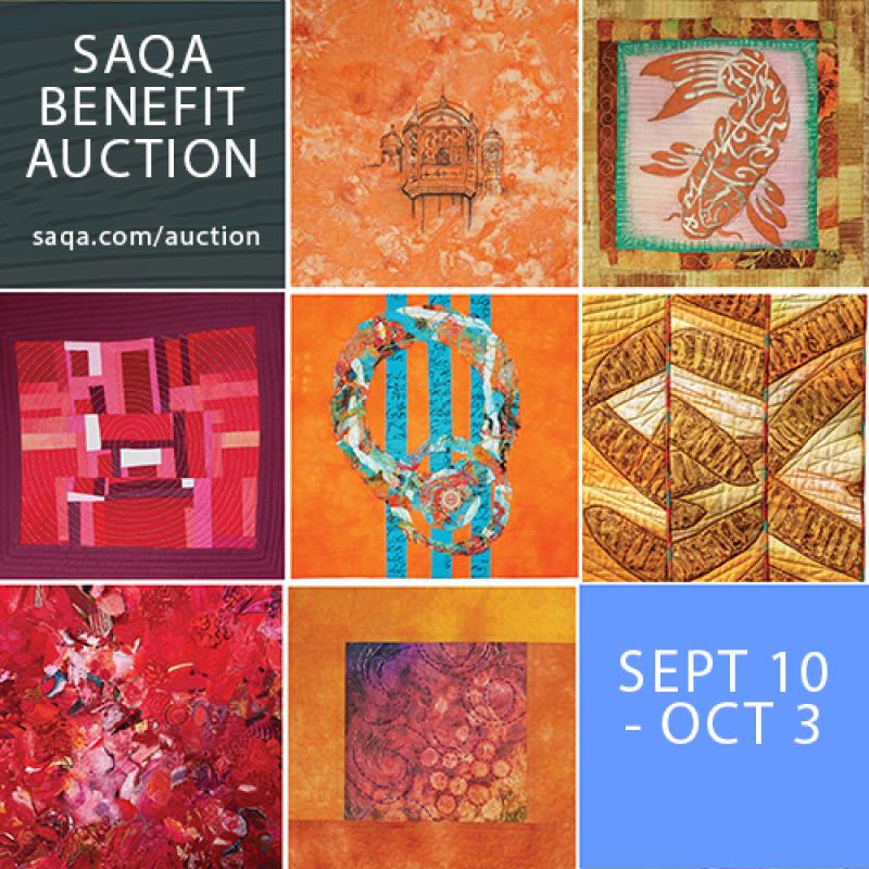 Benefit Auction | SAQA - Studio Art Quilt Associates